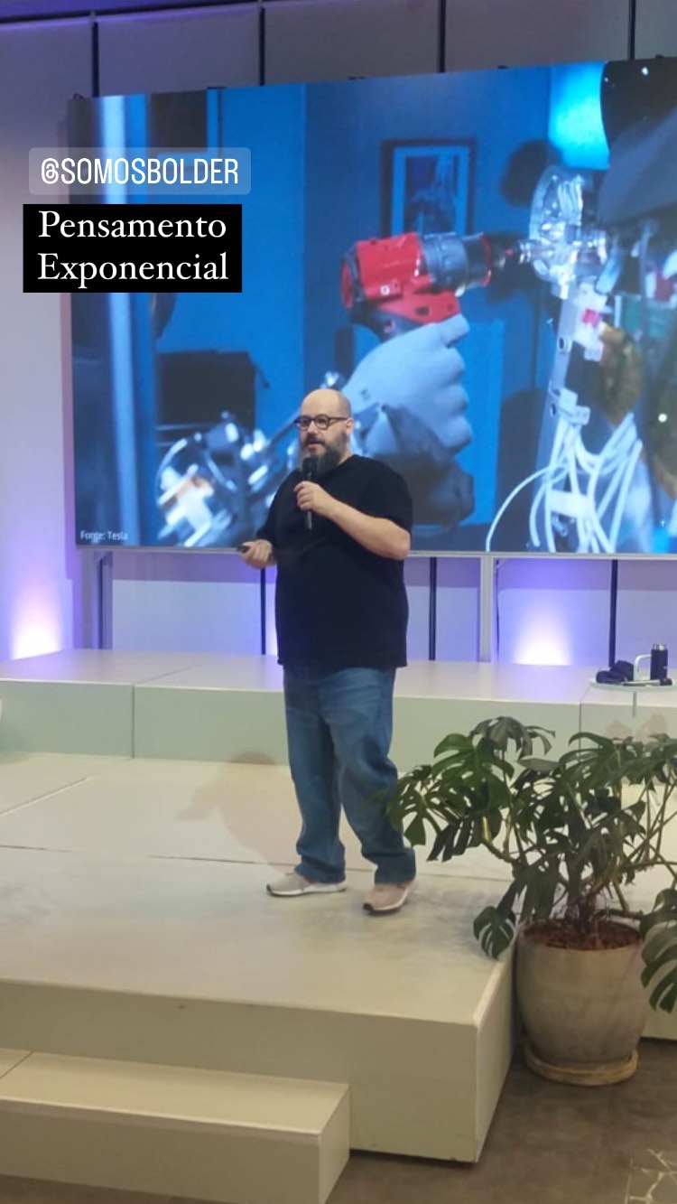Ricardo Cavallini durante palestra para Bolder