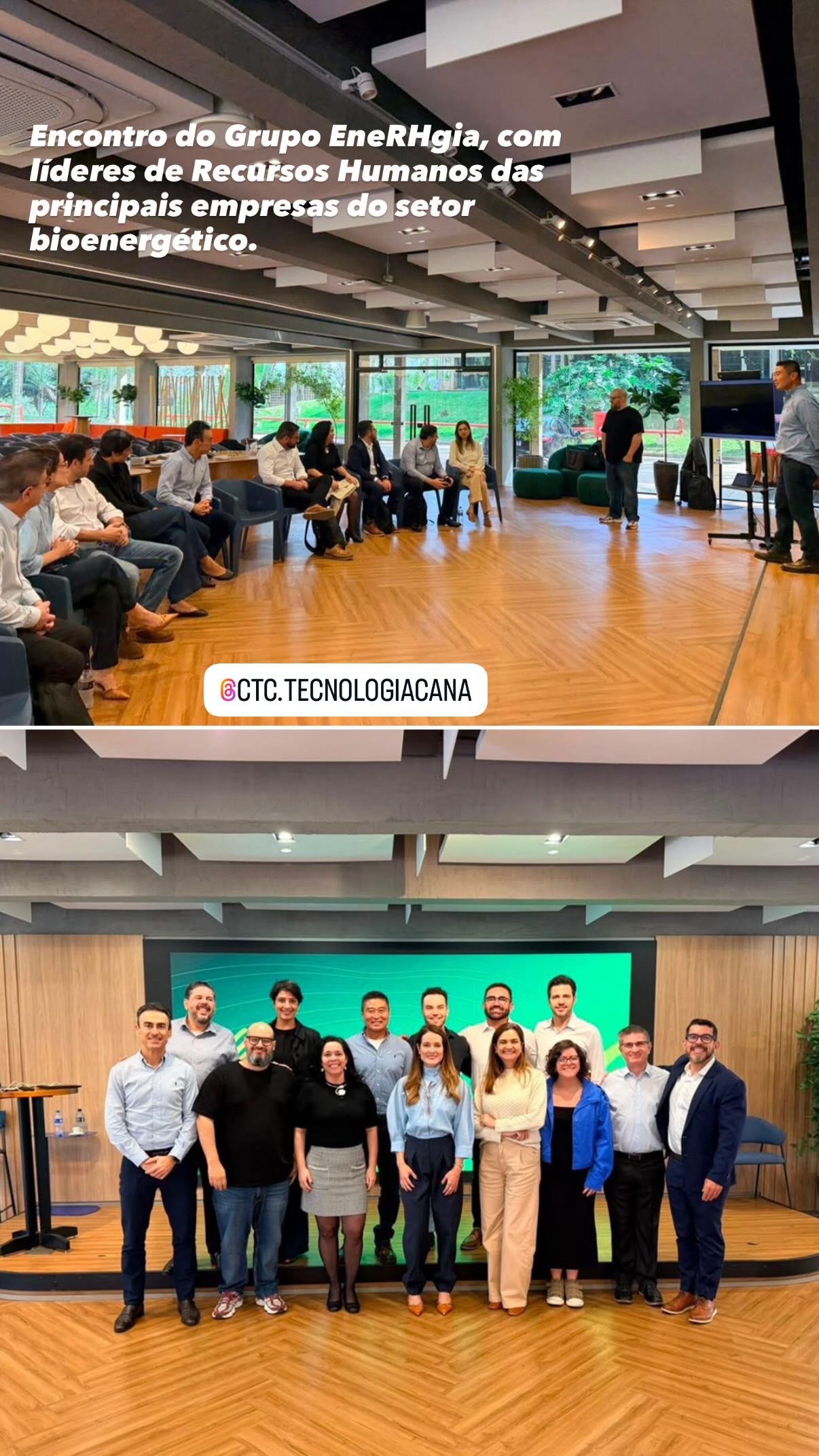 Ricardo Cavallini durante palestra para CTC – Centro de Tecnologia Canavieira
