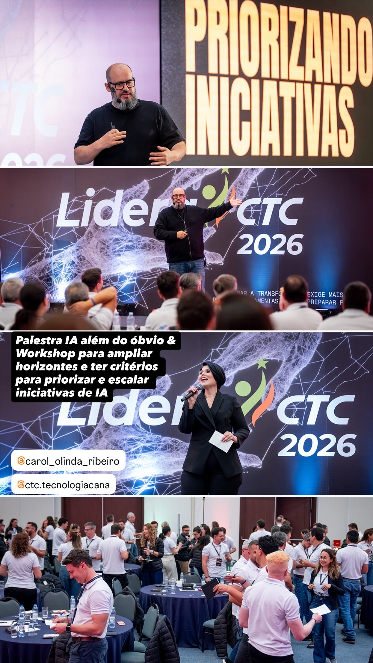 Ricardo Cavallini durante palestra para CTC – Centro de Tecnologia Canavieira
