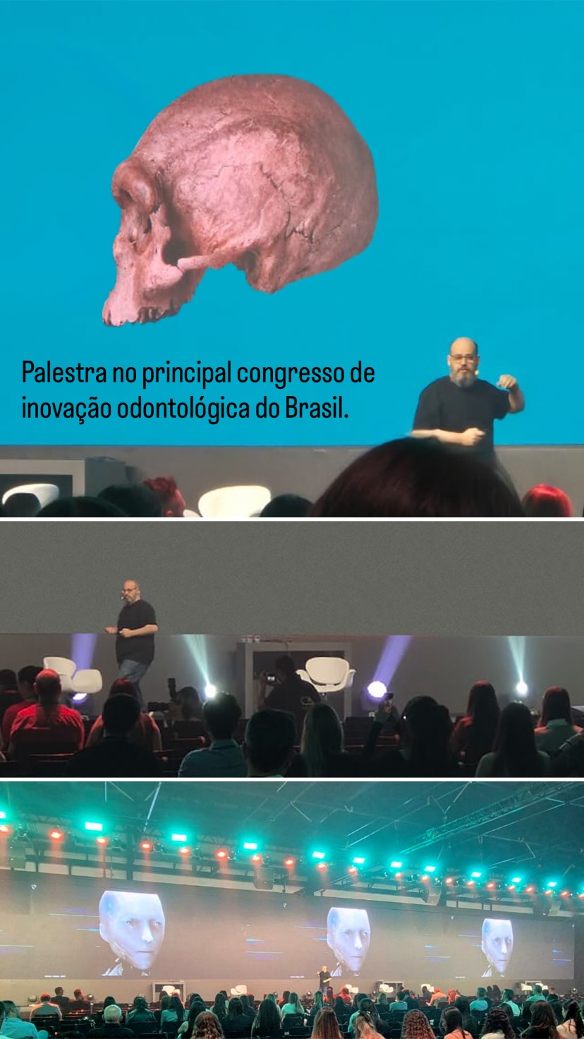 Ricardo Cavallini durante palestra no evento Congresso Inovação Odontológica