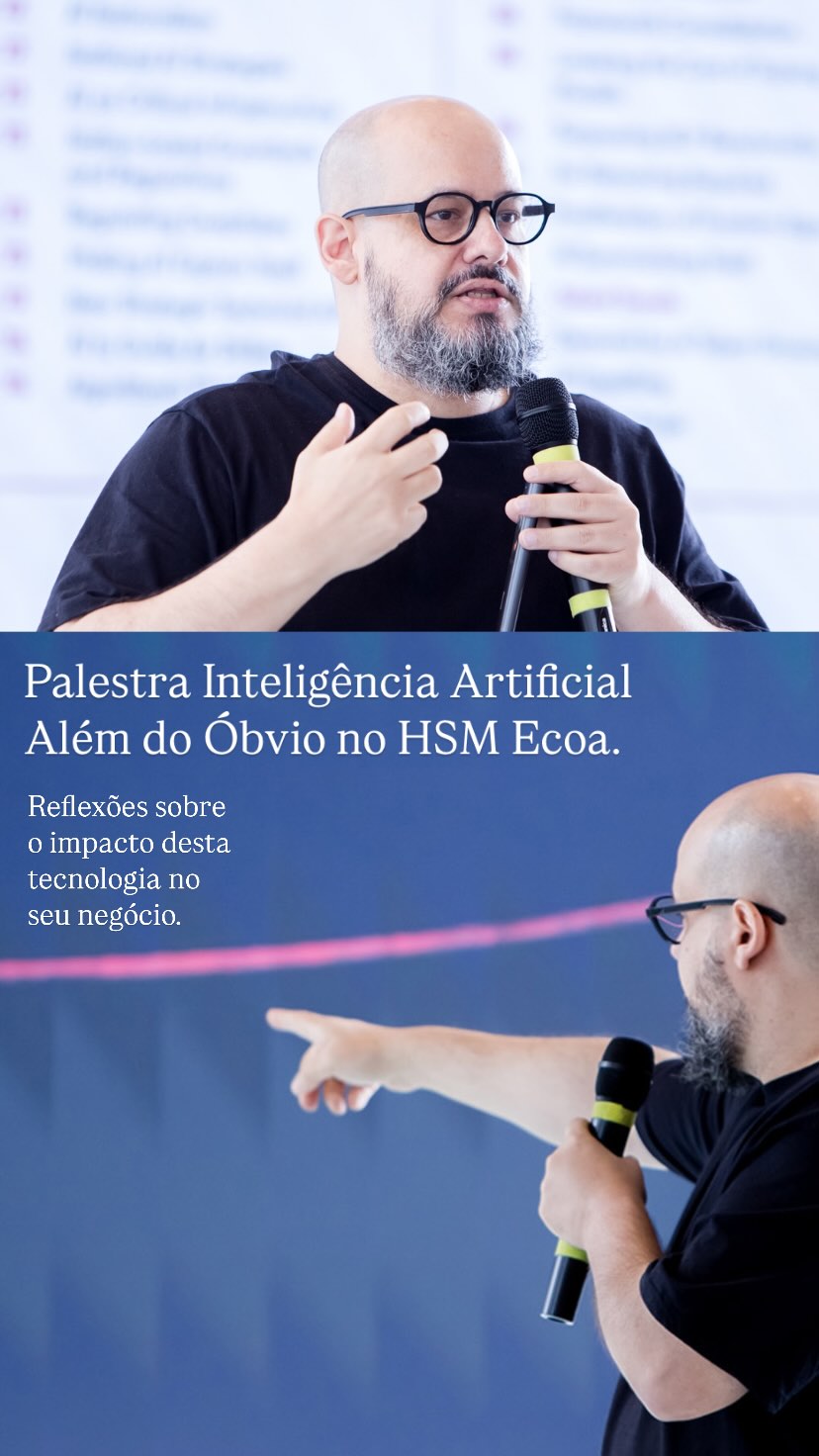Ricardo Cavallini durante palestra no evento HSM Ecoa