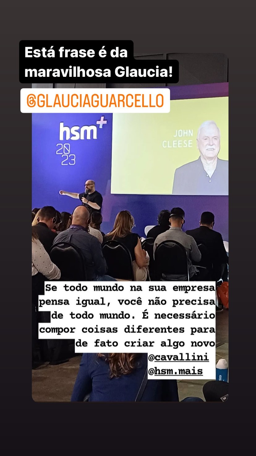 Ricardo Cavallini durante palestra no evento HSM Mais