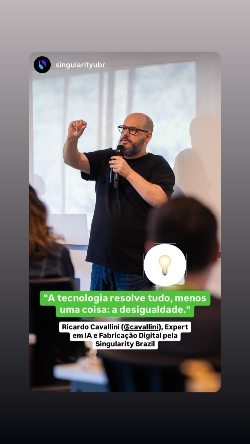 Ricardo Cavallini durante palestra no evento Itaqui Liderança de Propósito