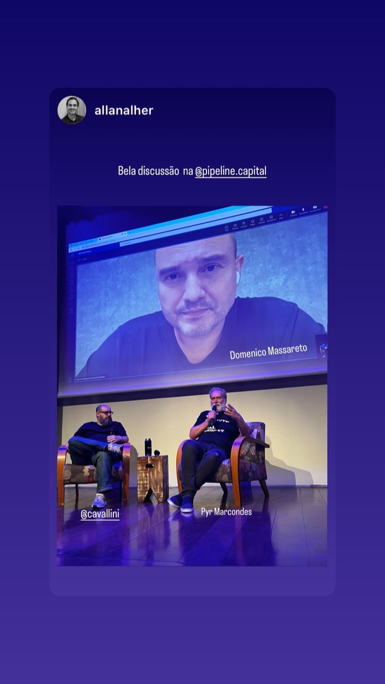 Ricardo Cavallini durante palestra para Pipeline Capital