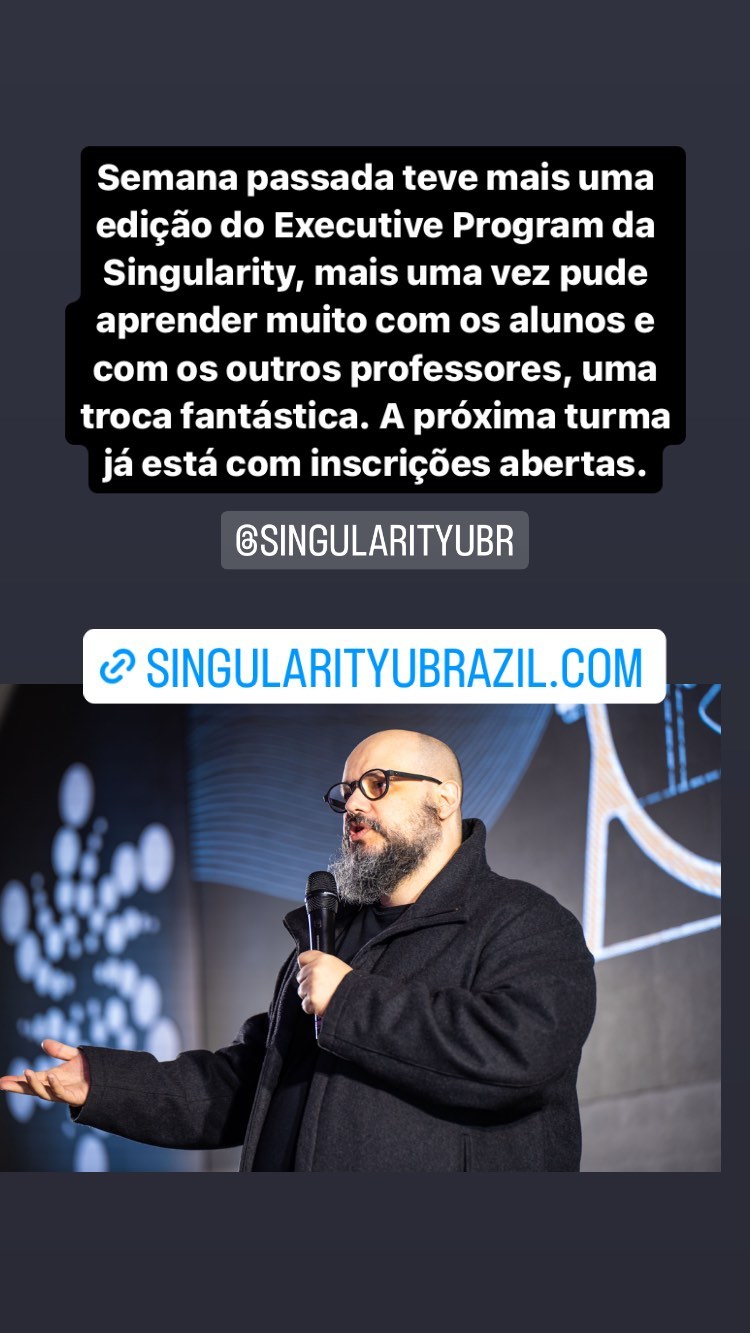 Ricardo Cavallini durante palestra no evento Singularity University Executive Program 05