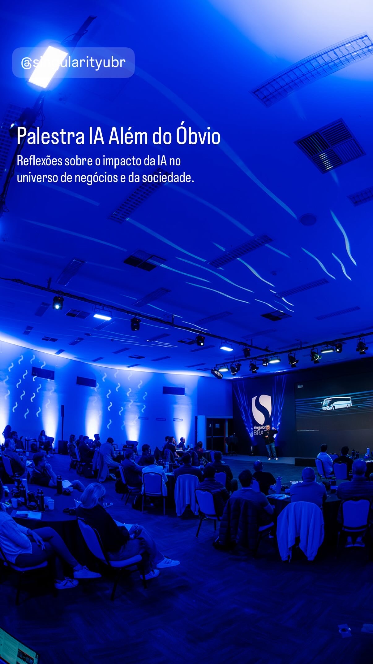Ricardo Cavallini durante palestra no evento Singularity University Executive Program 16