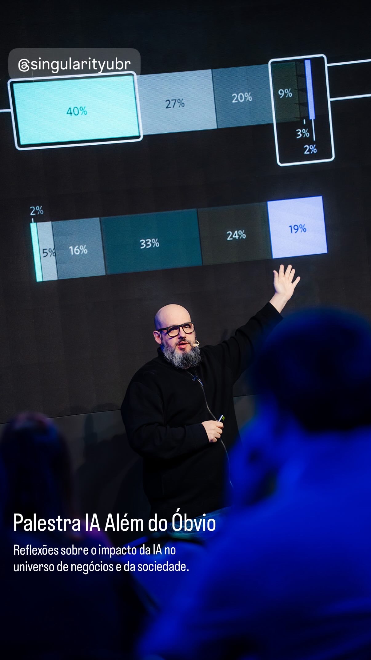Ricardo Cavallini durante palestra no evento Singularity University Executive Program 16