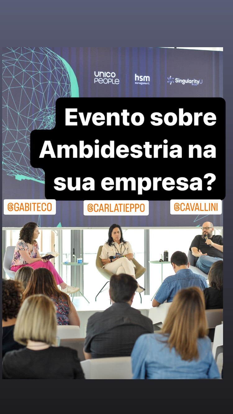 Ricardo Cavallini durante palestra para Unico Skill