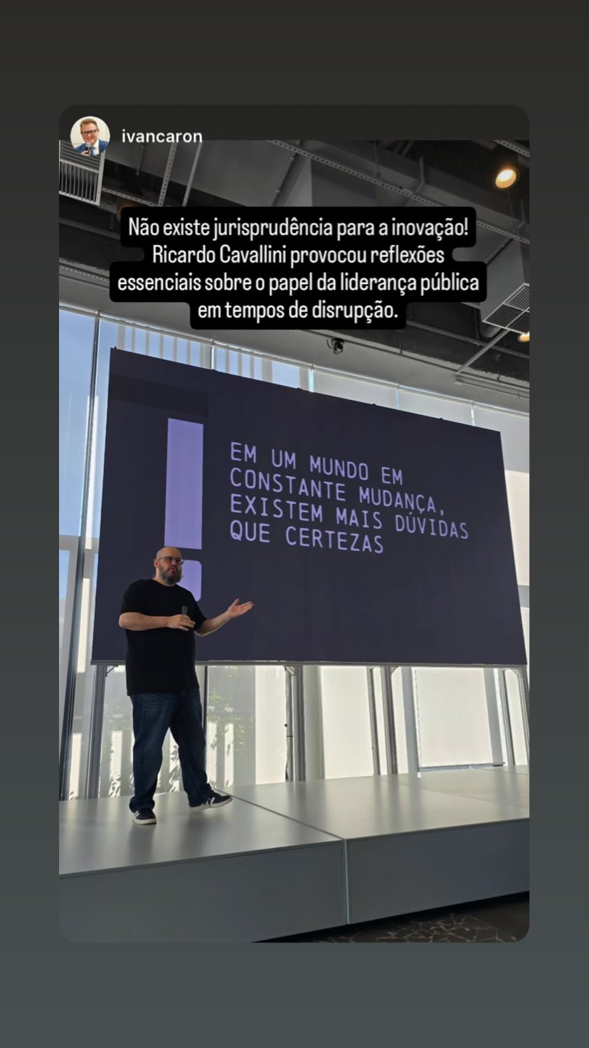 Ricardo Cavallini durante palestra no evento xTech Legal 5