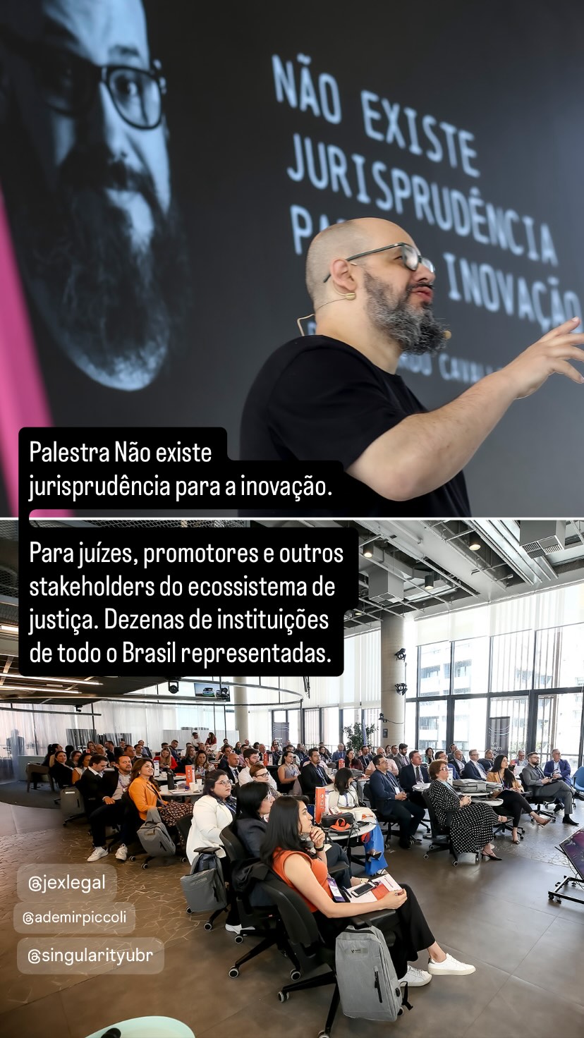Ricardo Cavallini durante palestra no evento xTech Legal 7